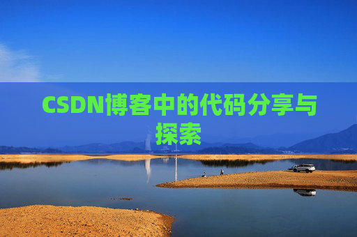 CSDN博客中的代码分享与探索
